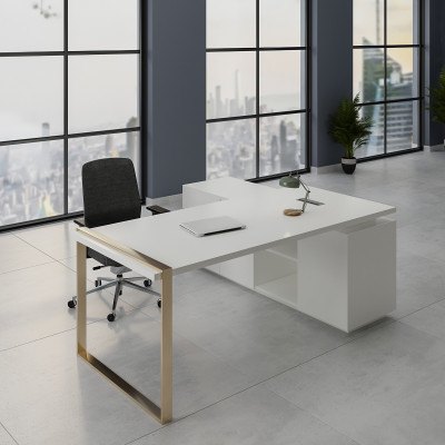 White Case Executive Desk