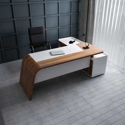 Walnut Notion Executive Desk