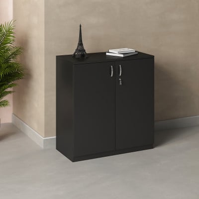Black Tab Low Height Cabinet