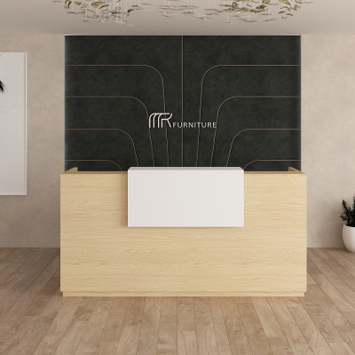 Maple Blanc Reception Desk