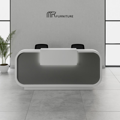 Mosue  Grey Odin Reception Desk