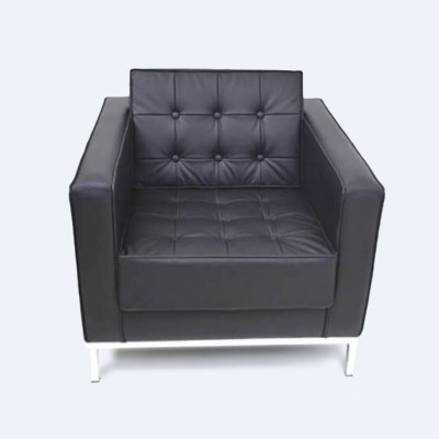 Black Dna Single Seater Sofa
